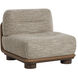 Tomo Holden Dusty Greige / Milliken Cognac Lounge Chair